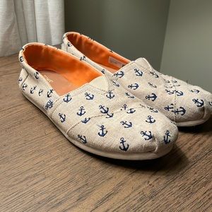 Toms Anchor Shoes size 9